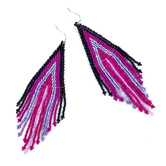Free People Jewelry - 🍋2/$30 New Free People Violet Ombré Earrings